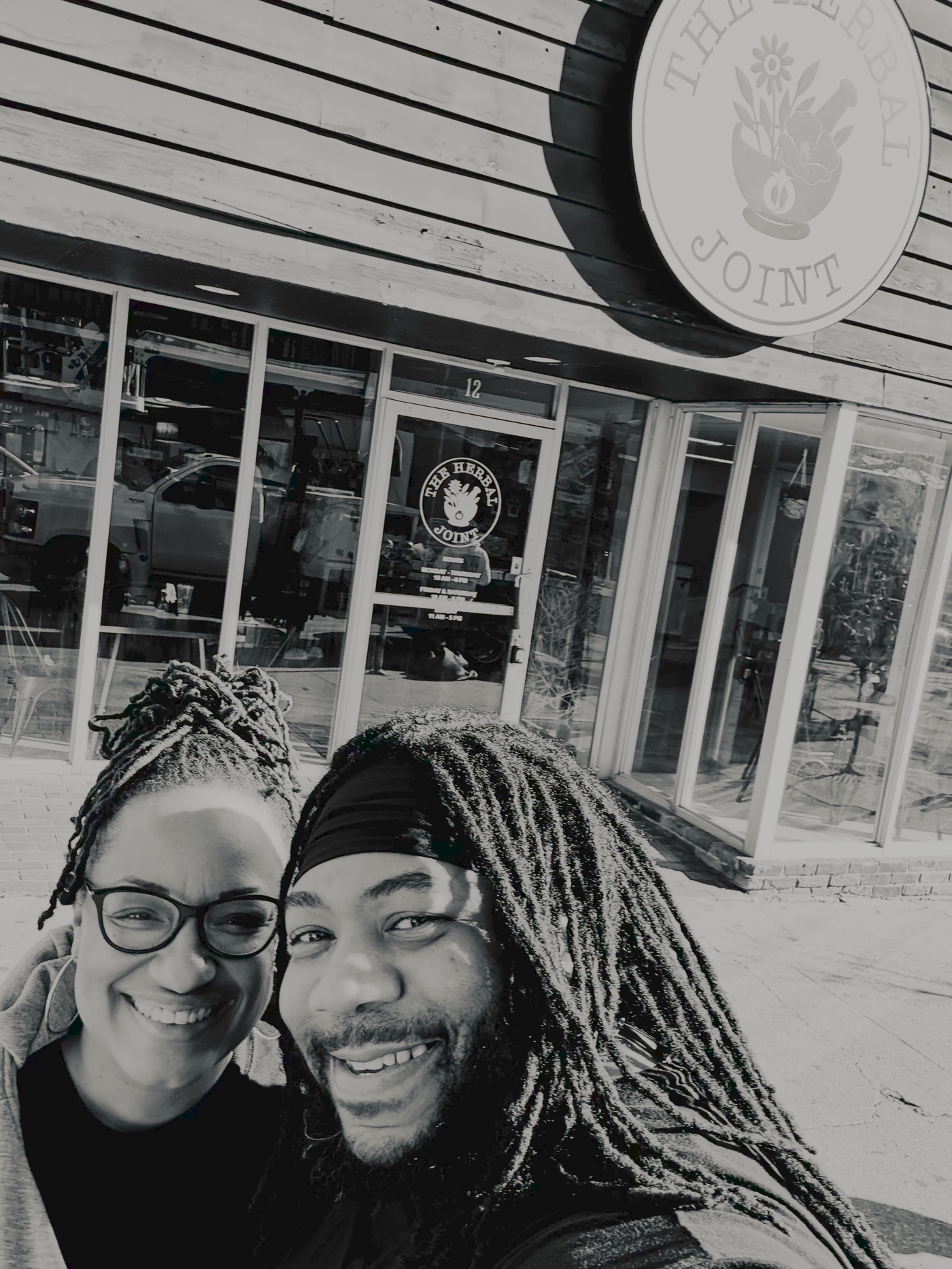 Matthew and Erica at The Herbal Joint.